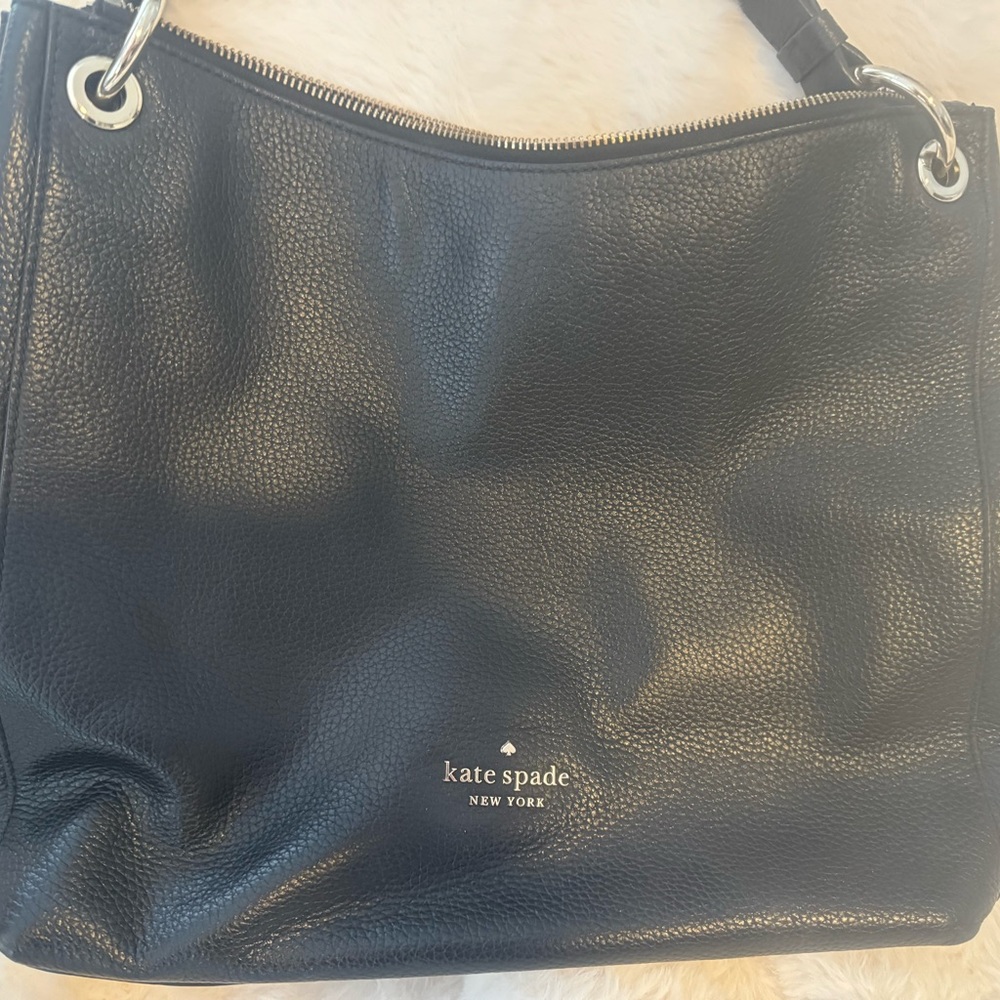 Kate Spade Black soft leather purse bag